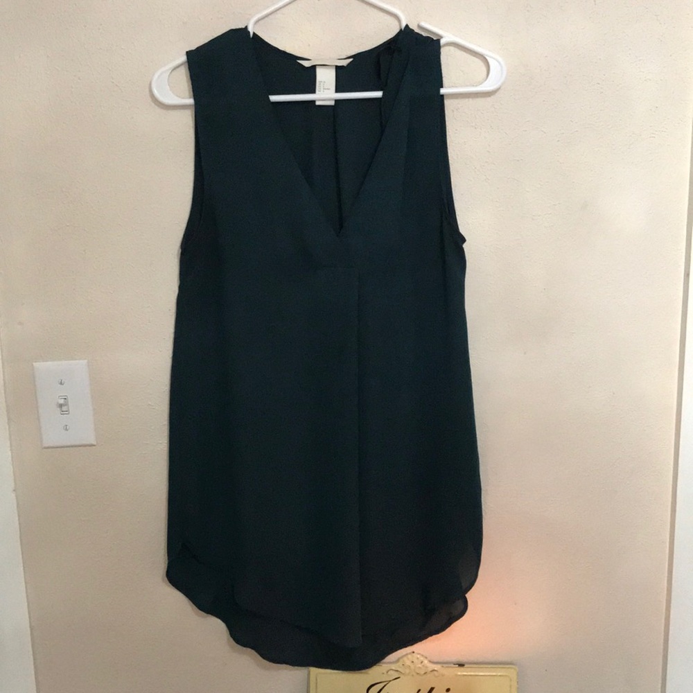 Dark green H&M blouse